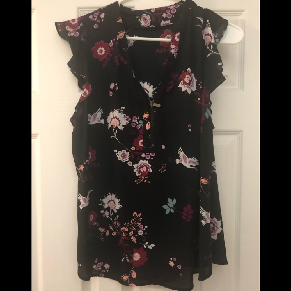 Floral candies blouse
